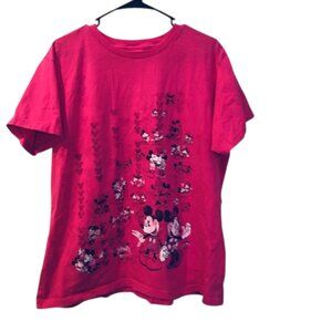 Vintage Disney Women’s Mickey & Minnie Organic Cotton Tee XXL